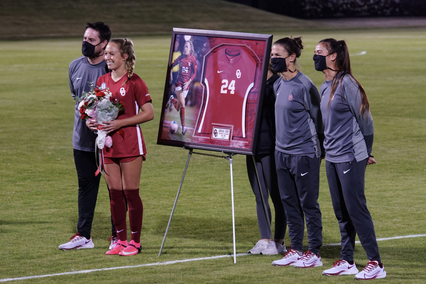 Senior night Erika Yost